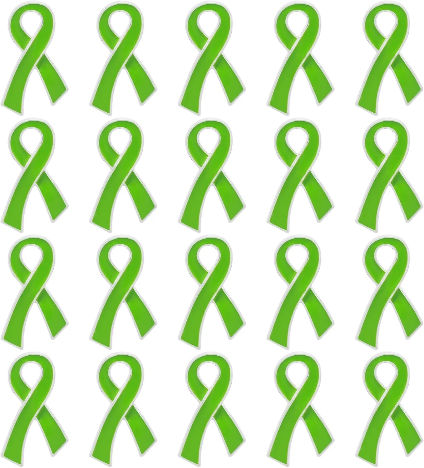 Ribbon Pins 1/5/25/100 for Cancer & Disease Awareness - Various Causes - Bulk Quantities Available for Support Groups and Fundraising