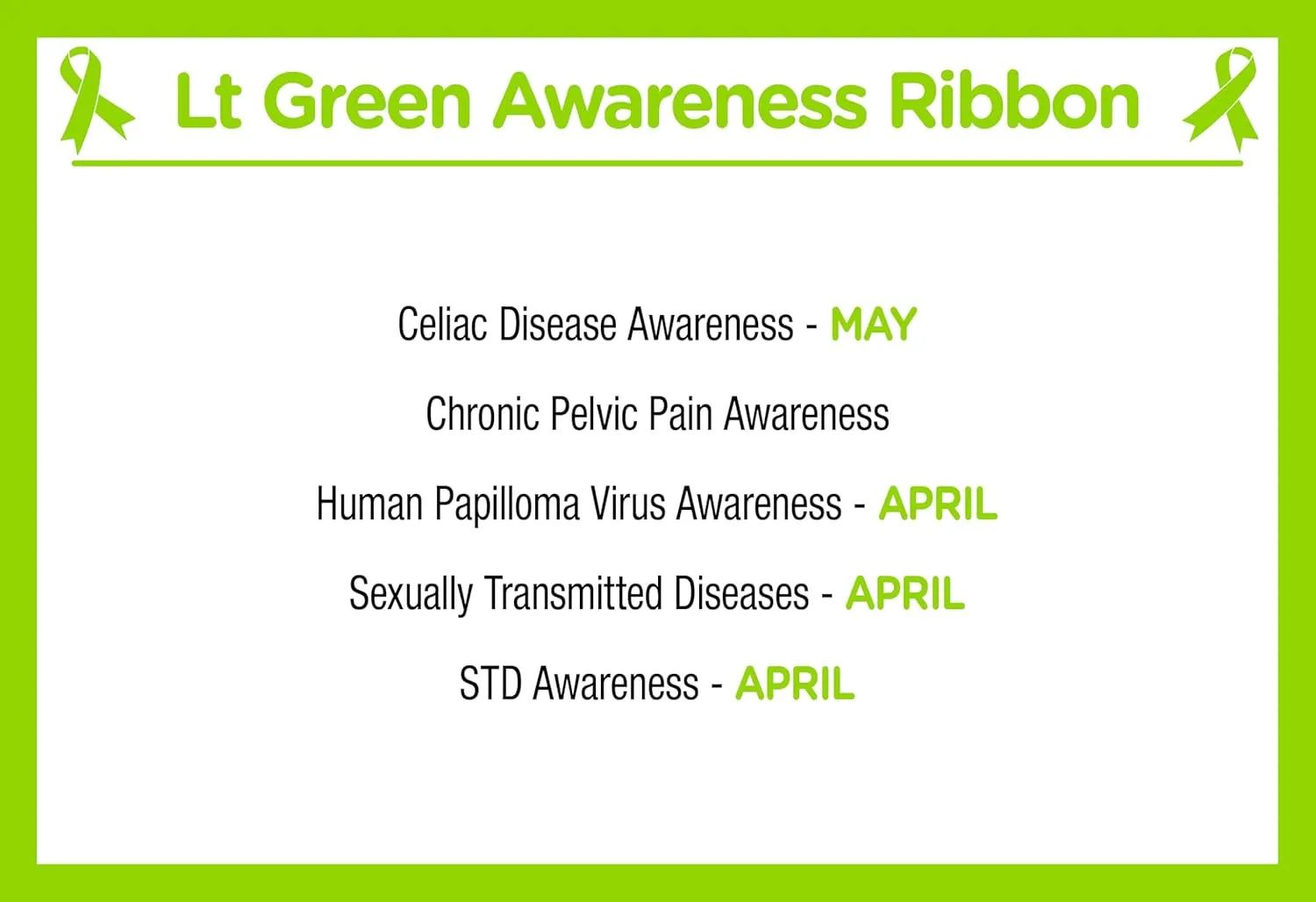 Ribbon Pins 1/5/25/100 for Cancer & Disease Awareness - Various Causes - Bulk Quantities Available for Support Groups and Fundraising