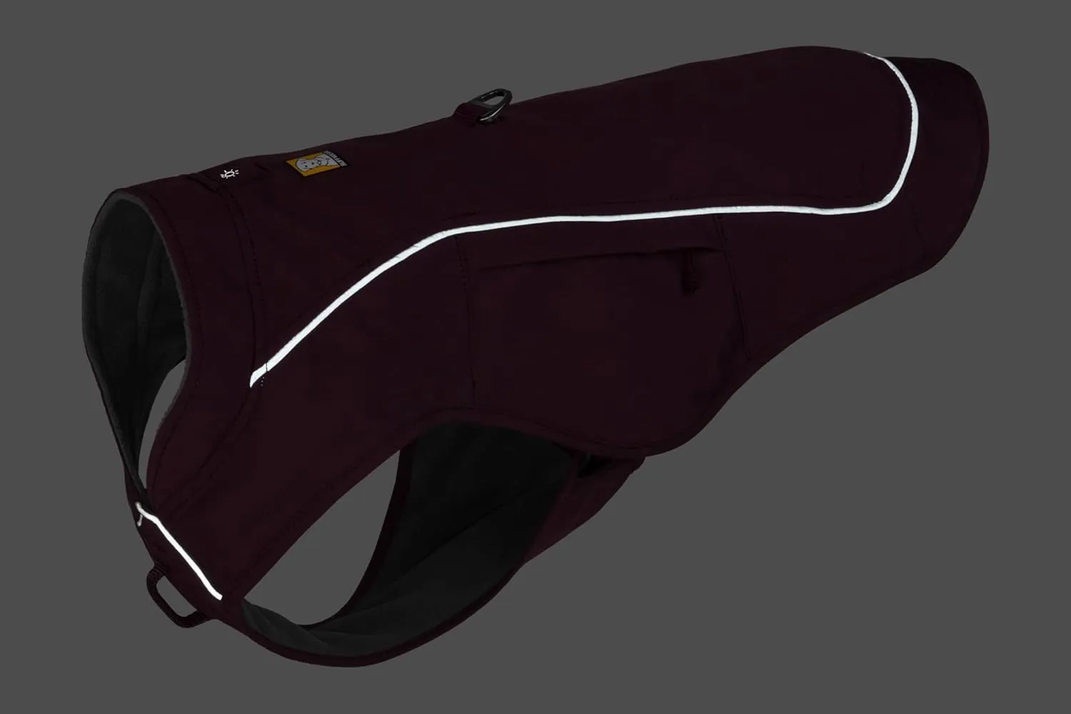 Ruffwear, Overcoat Fuse Jacket Harness Combo for Dogs, Purple Rain, Medium