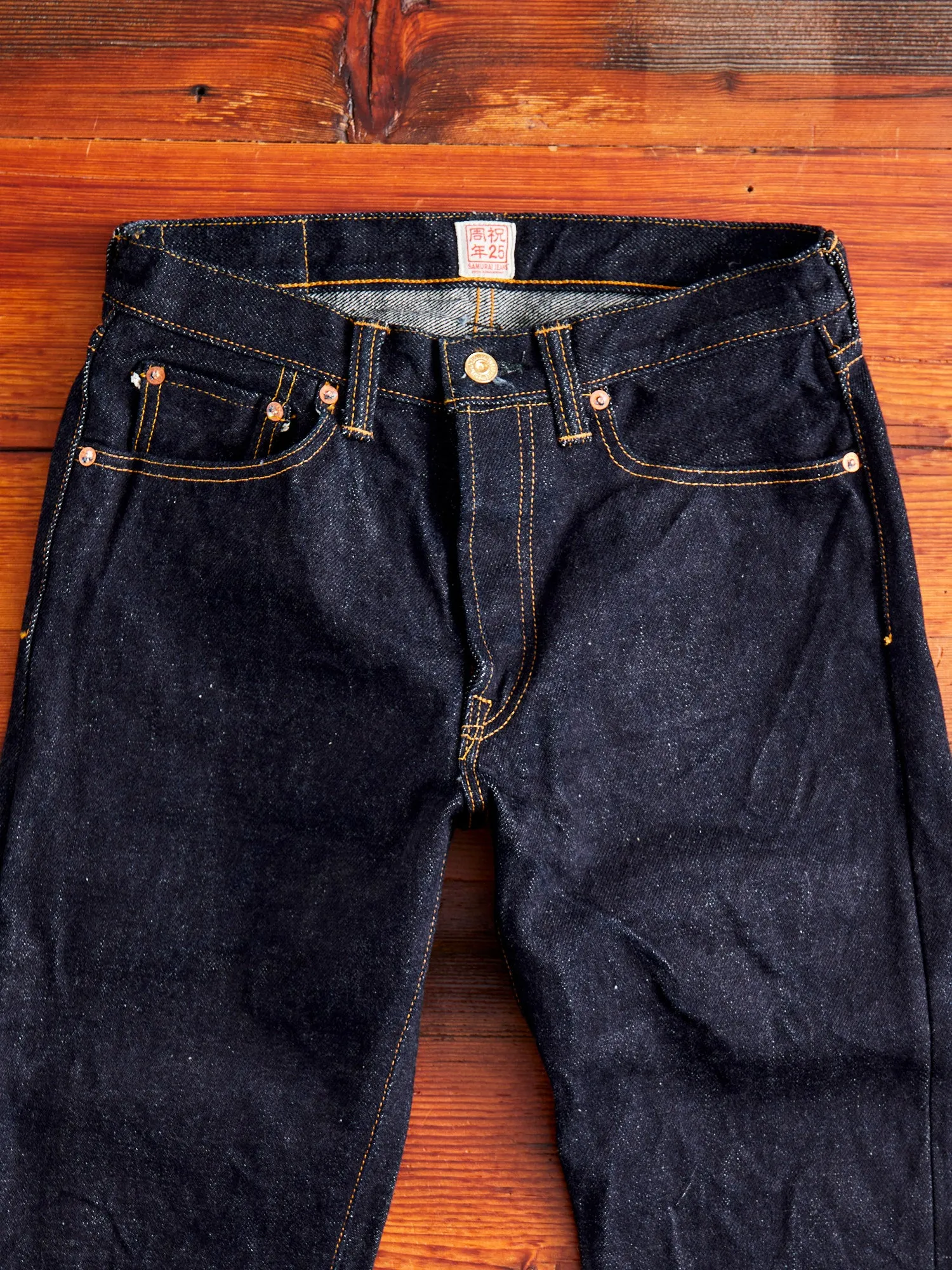 S710XX25oz-25TH "25th Anniversary Limited Edition" 25oz Selvedge Denim - Slim Straight Fit