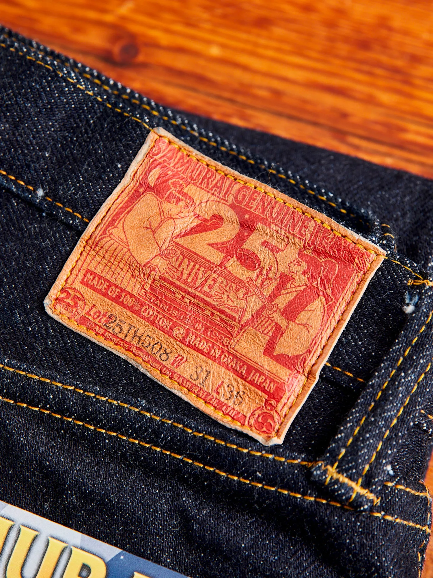 S710XX25oz-25TH "25th Anniversary Limited Edition" 25oz Selvedge Denim - Slim Straight Fit