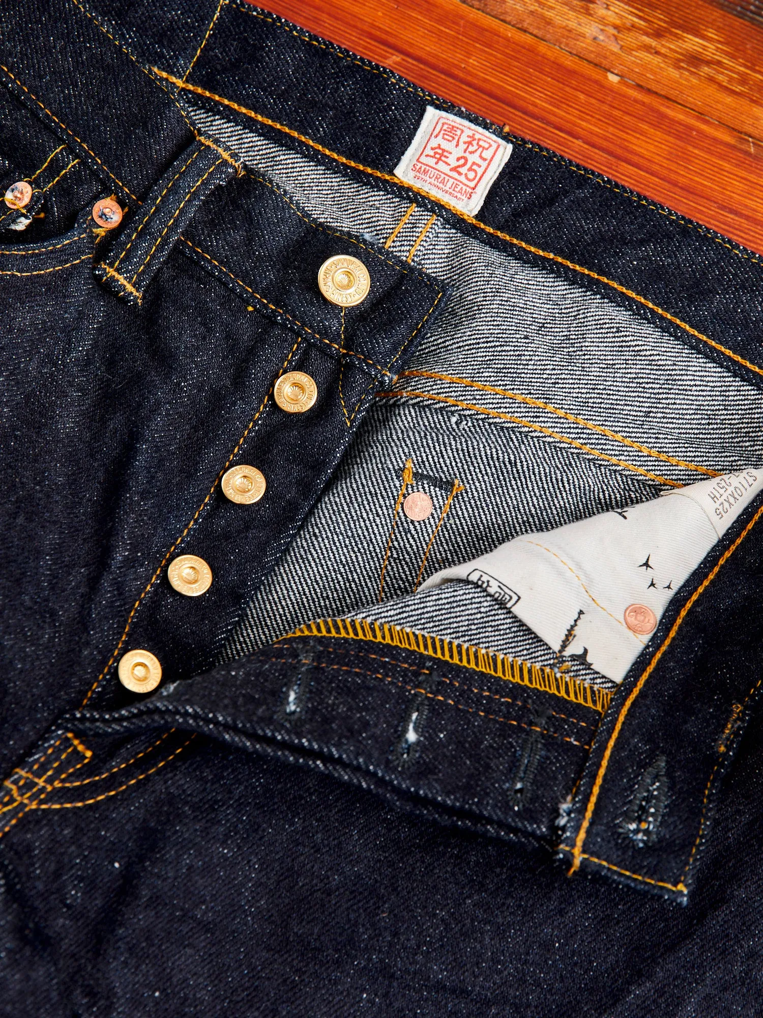 S710XX25oz-25TH "25th Anniversary Limited Edition" 25oz Selvedge Denim - Slim Straight Fit