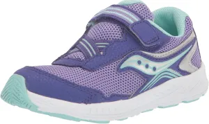Saucony Ride 10 Jr Sneaker, Purple, 5 US Unisex Little Kid