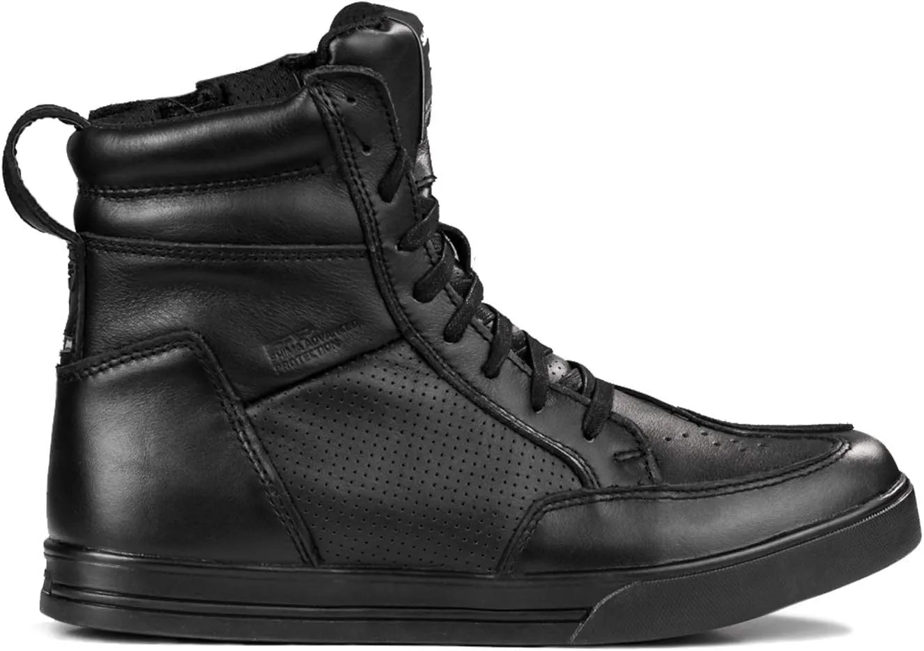 SHIMA Blake Motorcycle Shoes for men - Leather, Breathable, Reinforced Street Riding Shoes with Side Zipper