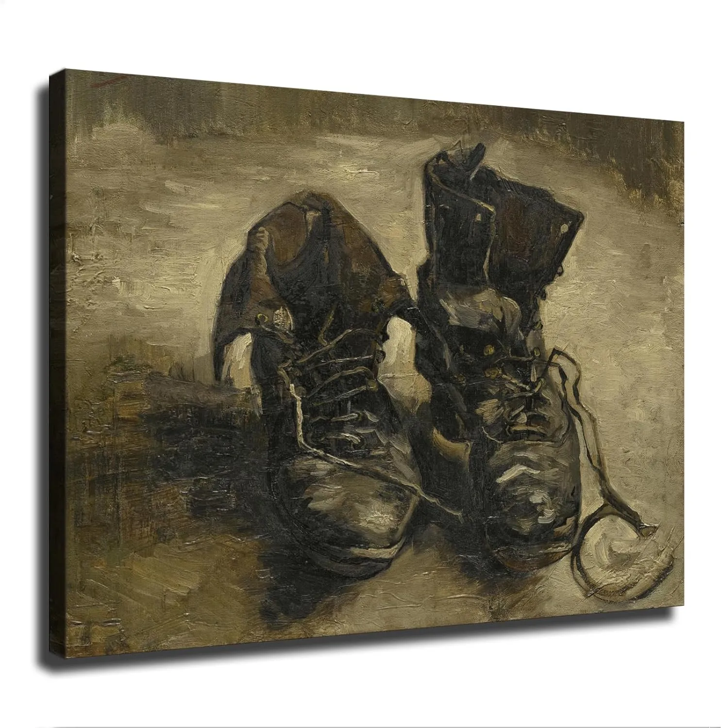 Shoes Decor By Vincent Van Gogh Wall Art Poster Bedroom Prints Home Decor Hanging Picture Canvas Painting Posters (20×27inch_Unframed)