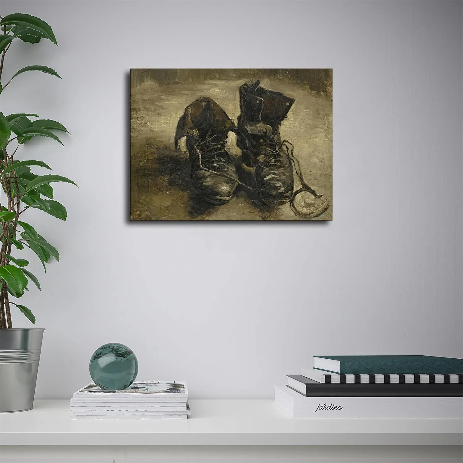 Shoes Decor By Vincent Van Gogh Wall Art Poster Bedroom Prints Home Decor Hanging Picture Canvas Painting Posters (20×27inch_Unframed)