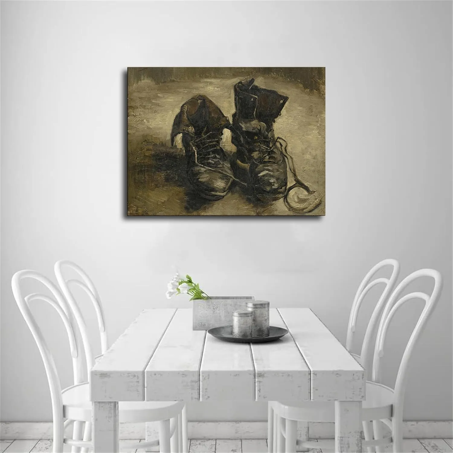 Shoes Decor By Vincent Van Gogh Wall Art Poster Bedroom Prints Home Decor Hanging Picture Canvas Painting Posters (20×27inch_Unframed)