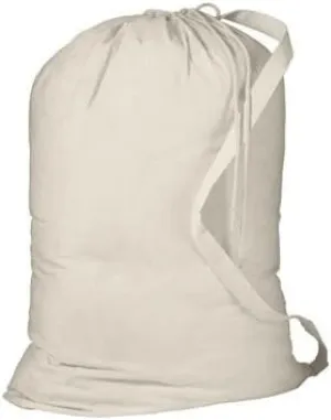SHOPINUSA Heavy Canvas Laundry Bags W/Shoulder Strap (Small-Medium-Large) (Small)
