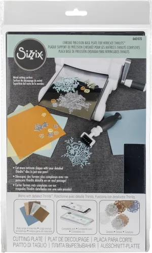 Sizzix Chrome Precision Base Plate for Intricate Thinlits, Multicolor