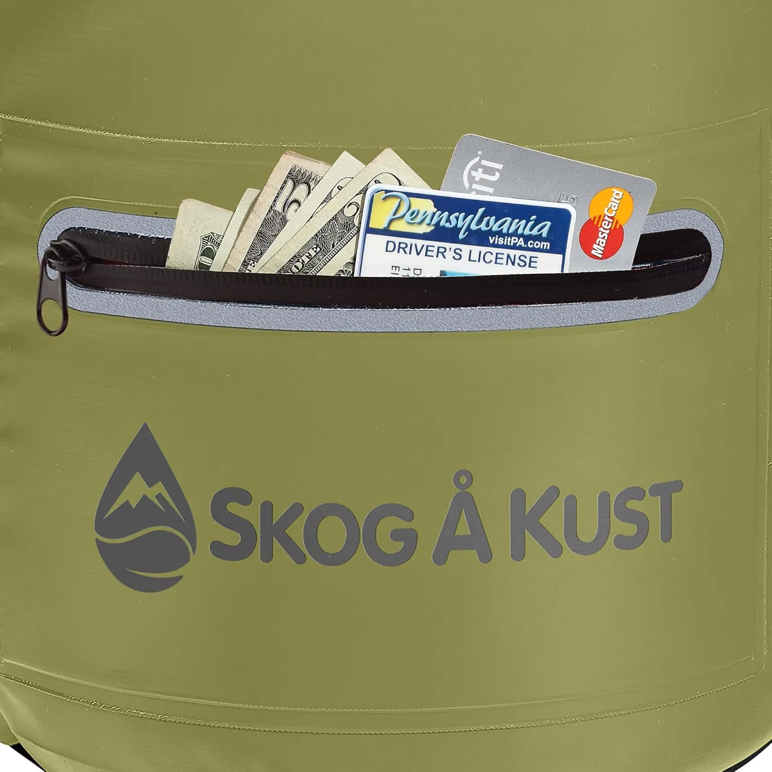 Skog Å Kust DrySak - Roll Top Waterproof Bag for Travel & Outdoors - 5, 10 & 20 Liter sizes