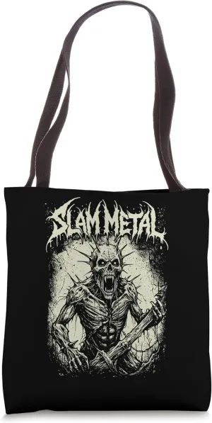 Slam Metal Death Metal Music Tote Bag
