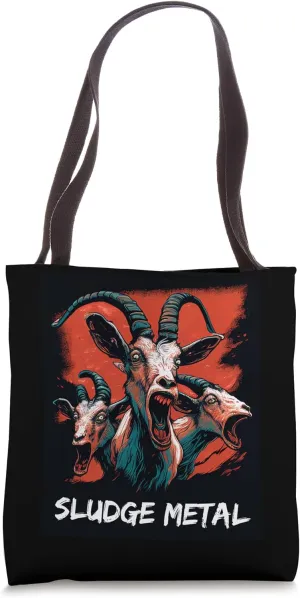 Sludge Metal Heavy Metal Black Metal Doom Metal Death Metal Tote Bag