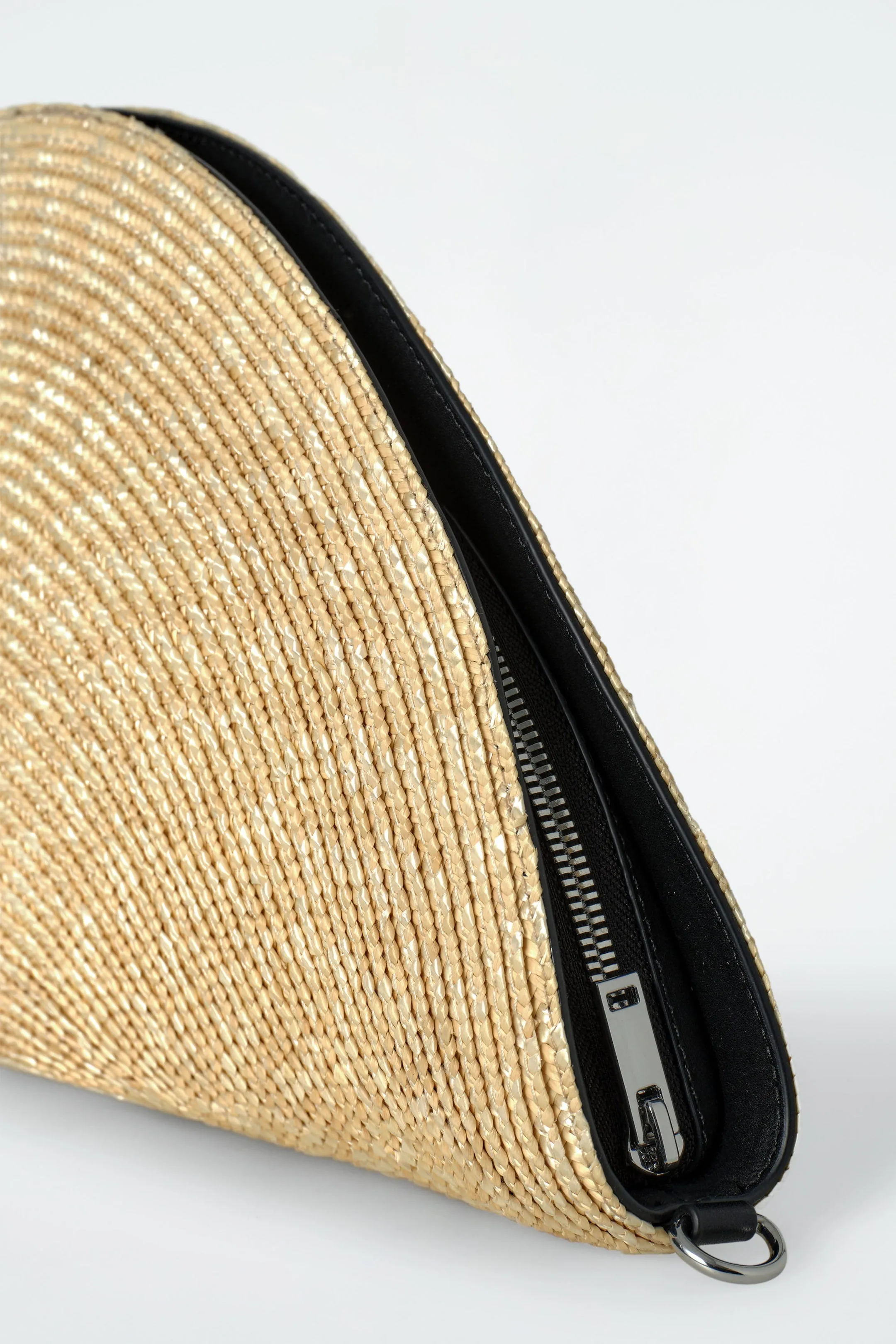 Soleil clutch bag - straw