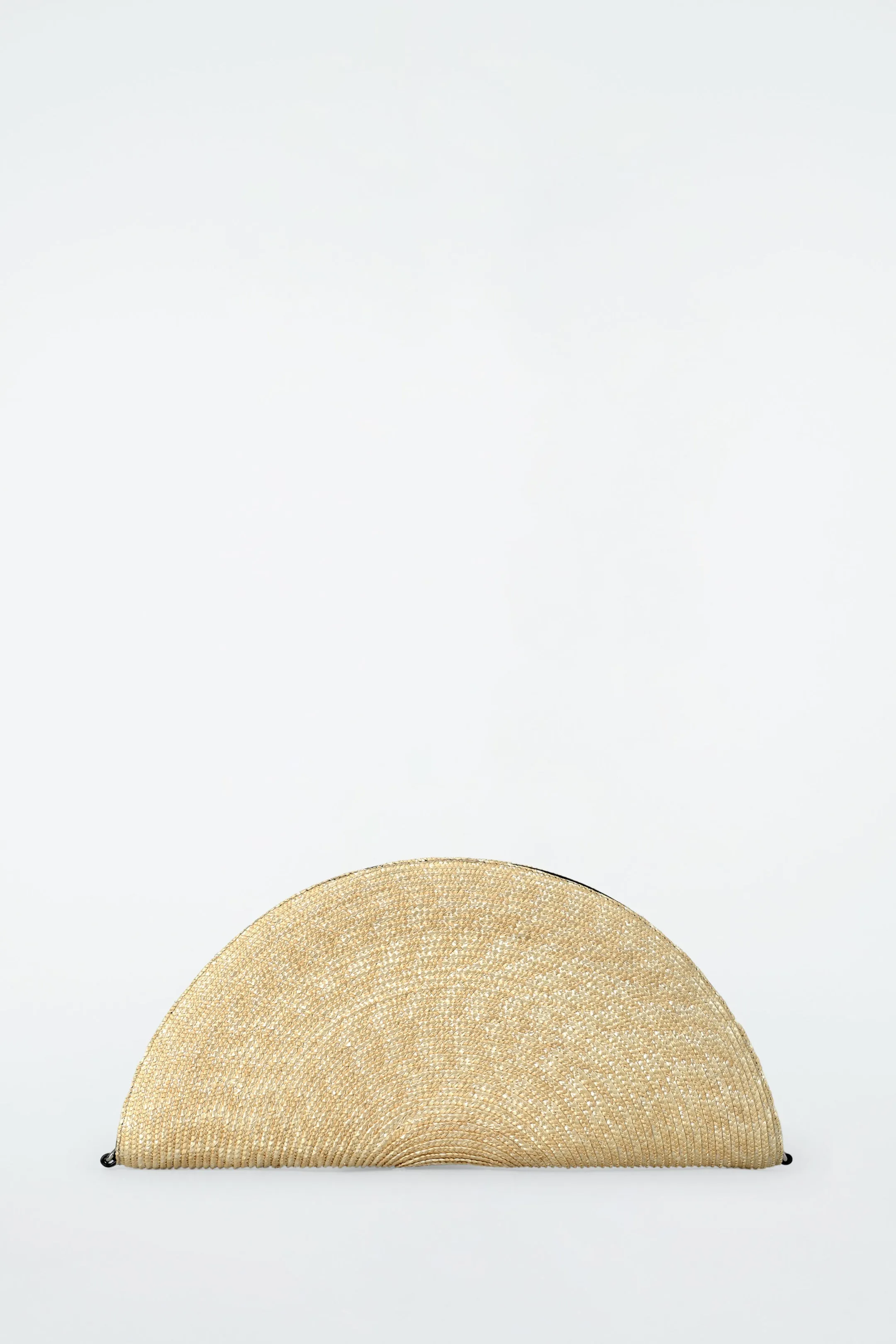 Soleil clutch bag - straw