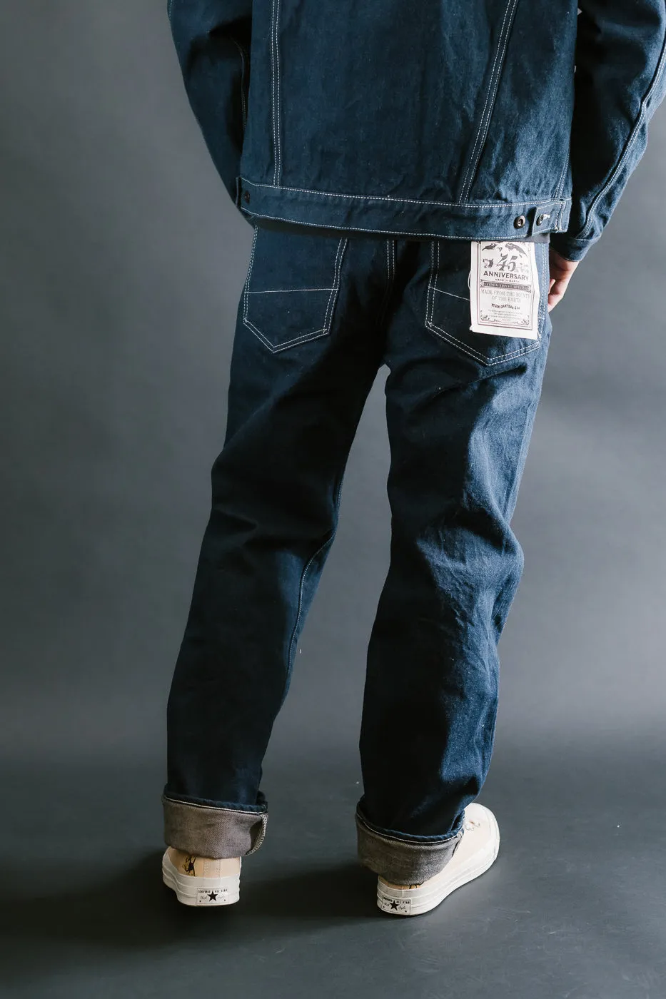 SP-115S - 15oz Foxfibre® "Earth Denim" 45th Anniversary Selvedge Jeans - Regular Straight