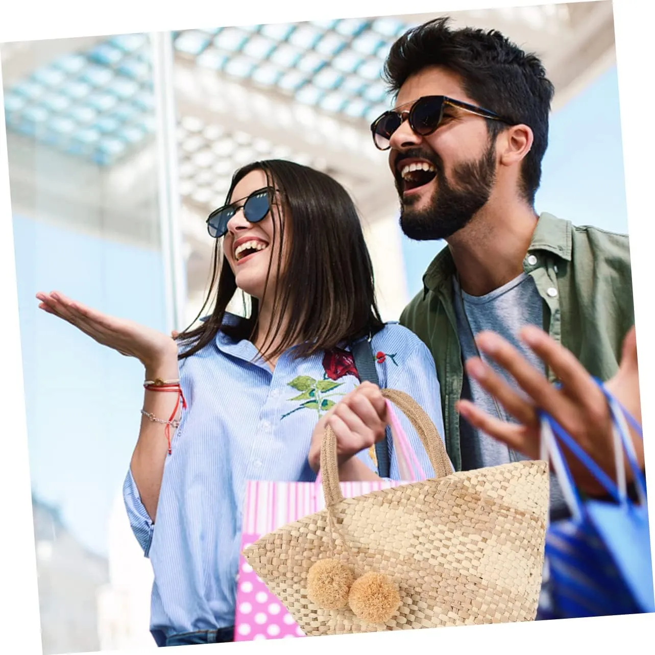 Straw Bag Straw Tote Bag Large Weaving Bag Straw Grocery Bag Handmade Tote Bag Womens Tote Handbags