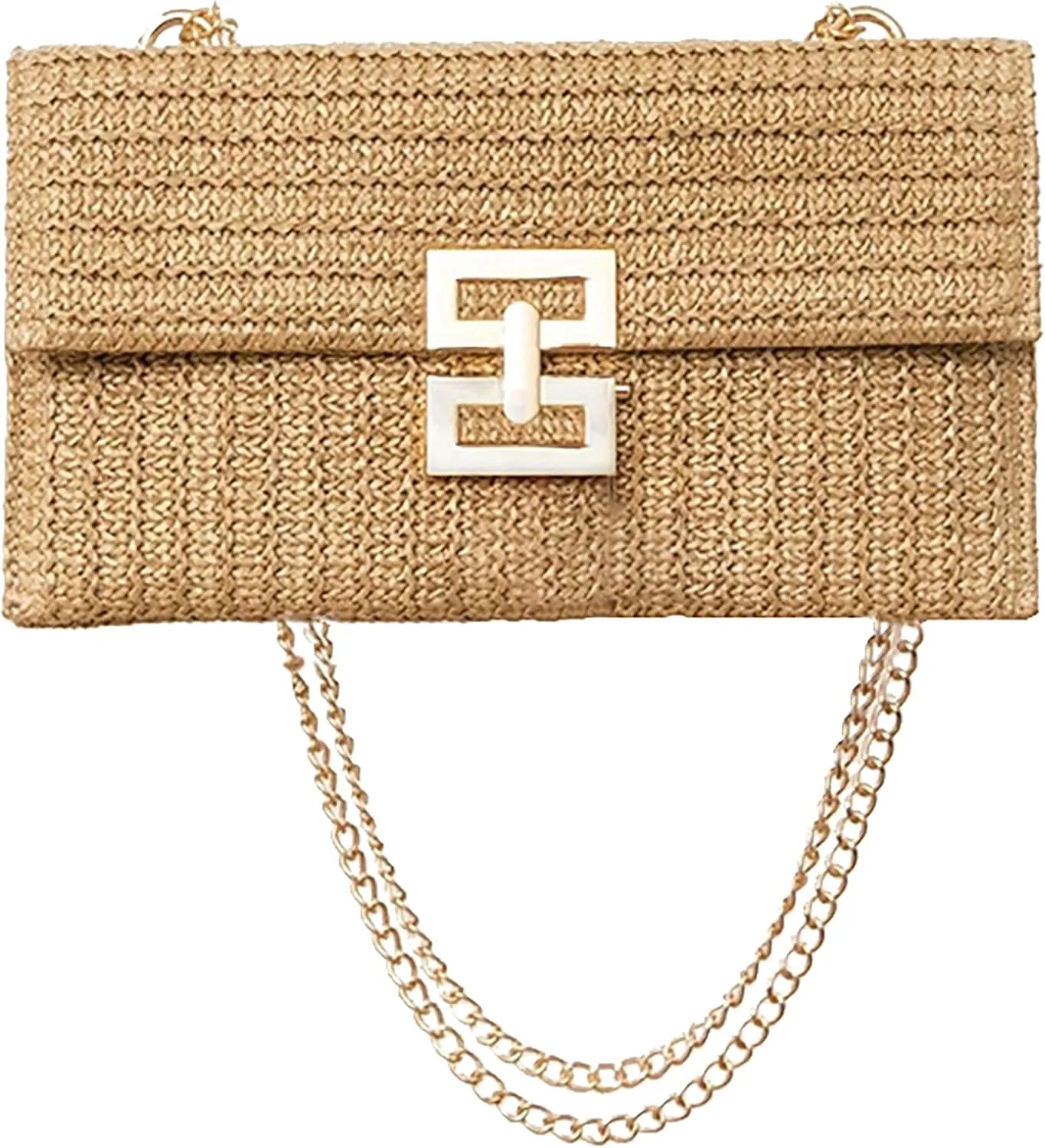 Straw Handbags for Women Straw Clutch Summer Bag Beach Bag Casual Straw Purses 2024