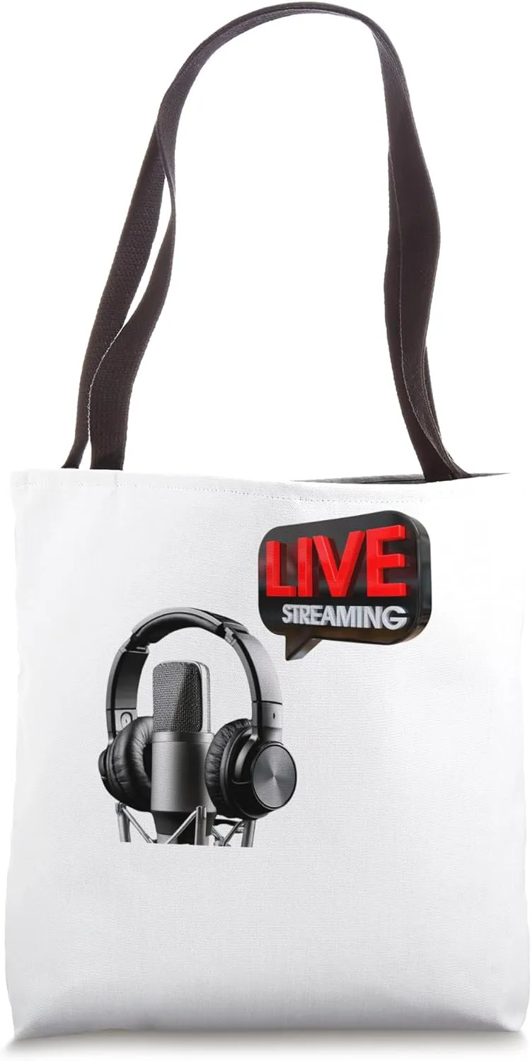 Streamer Awesome Live Streaming Creator Social Media Online Tote Bag