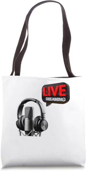 Streamer Awesome Live Streaming Creator Social Media Online Tote Bag