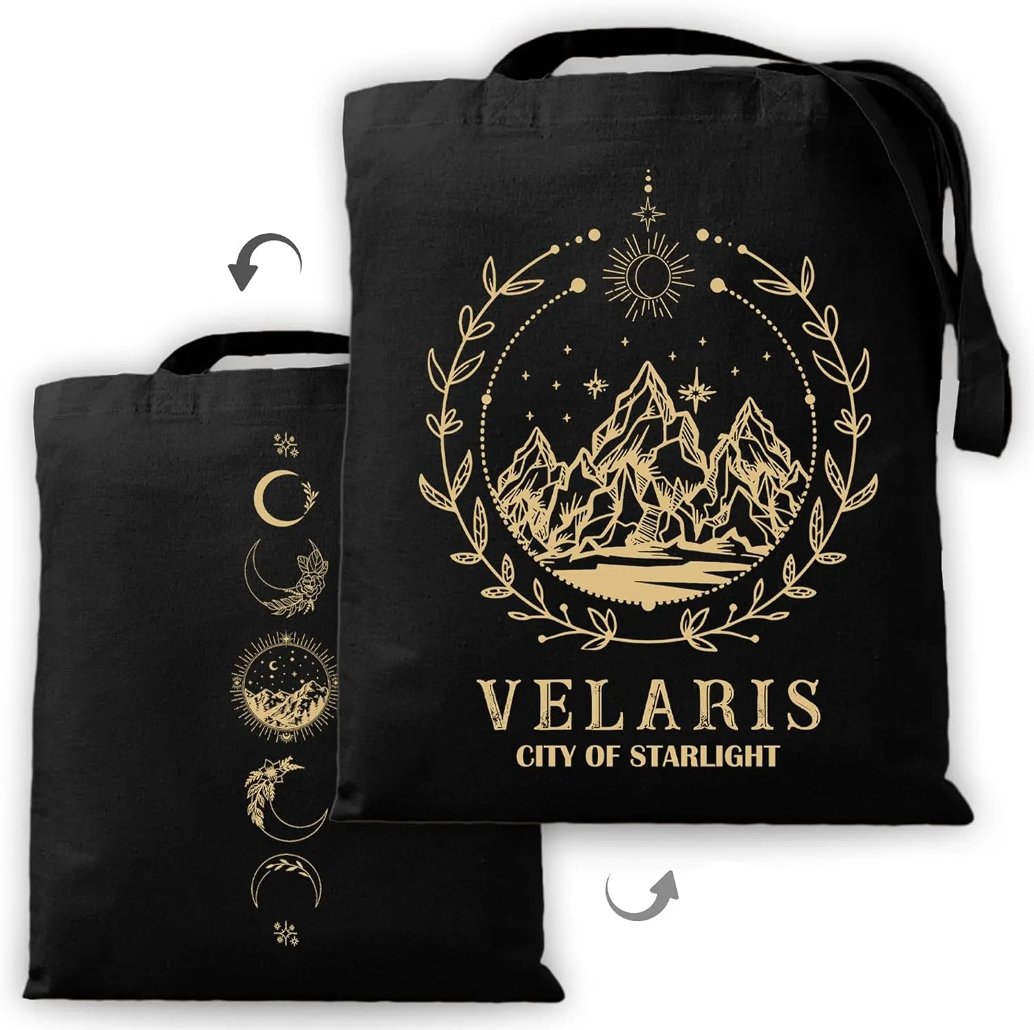 SUNFYCN Canvas Tote Bag Dragon Ridder Inspired Gift, Fourth Wing Merch Pattern Reusable Grocery Bag Shopping Shoulder Bags