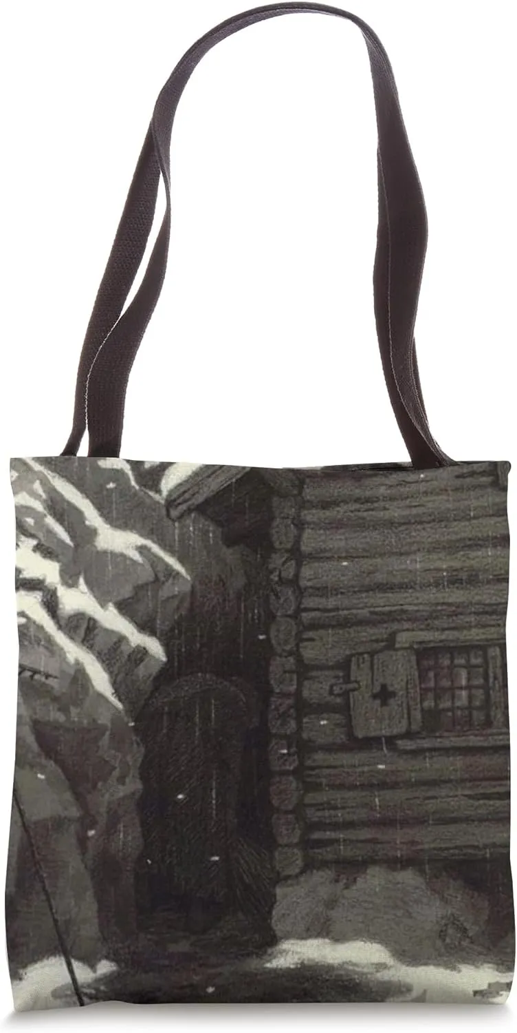 Sweeping Every Corner by Theodor Kittelsen Romanticism Art Tote Bag