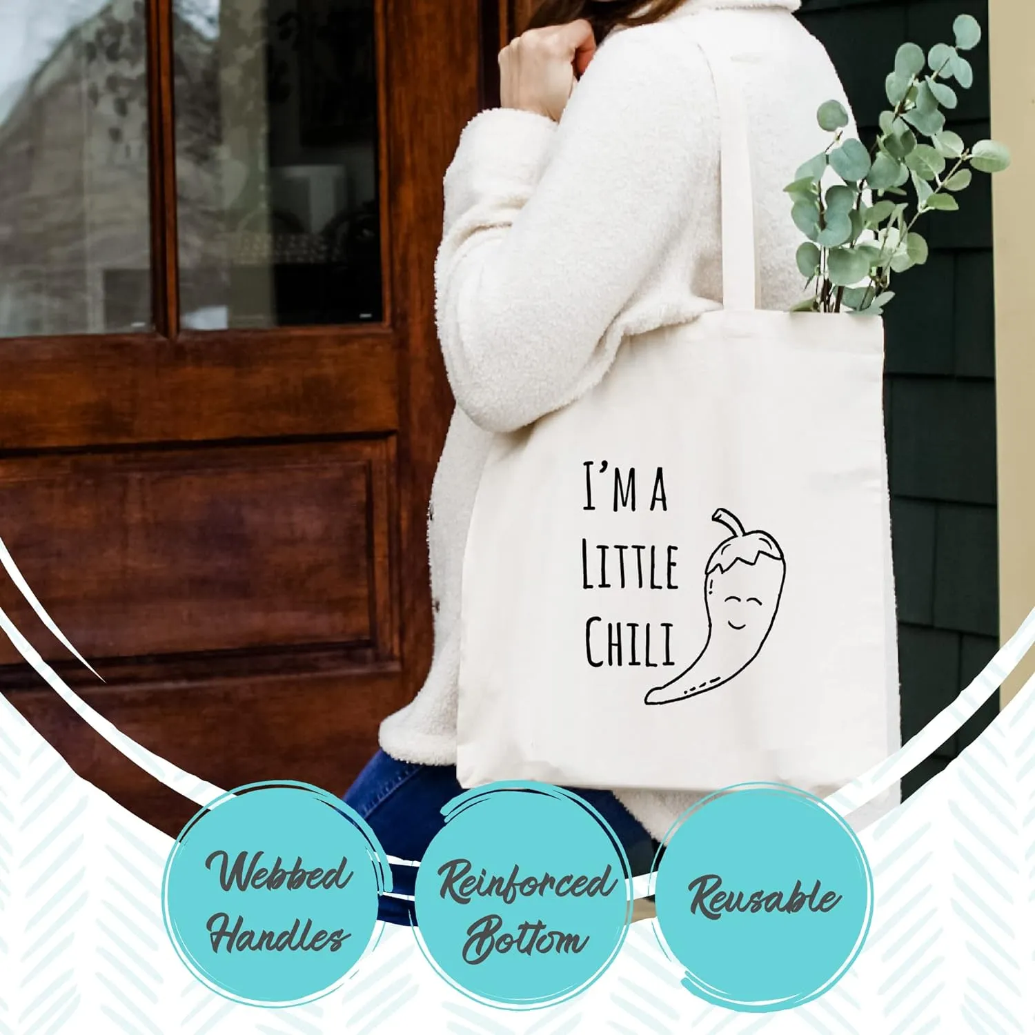 Taurus (Inflexible Because I'm Right), Natural Canvas Bag, Screenprinted Tote, Cotton Flour Sack, Funny Tote Bag