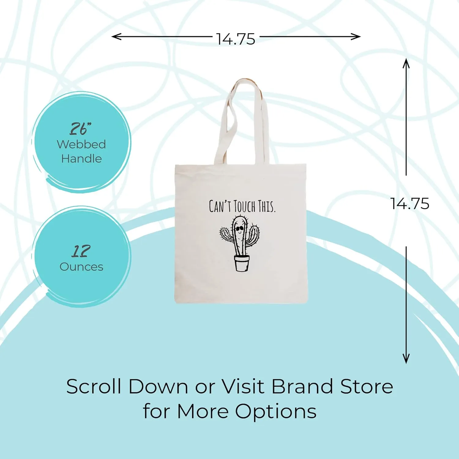Taurus (Inflexible Because I'm Right), Natural Canvas Bag, Screenprinted Tote, Cotton Flour Sack, Funny Tote Bag
