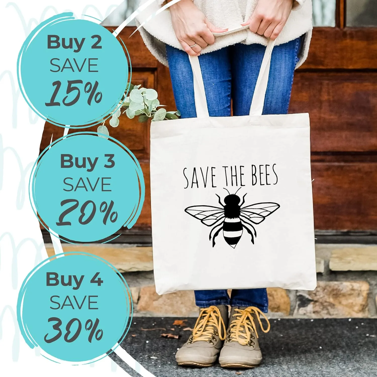 Taurus (Inflexible Because I'm Right), Natural Canvas Bag, Screenprinted Tote, Cotton Flour Sack, Funny Tote Bag