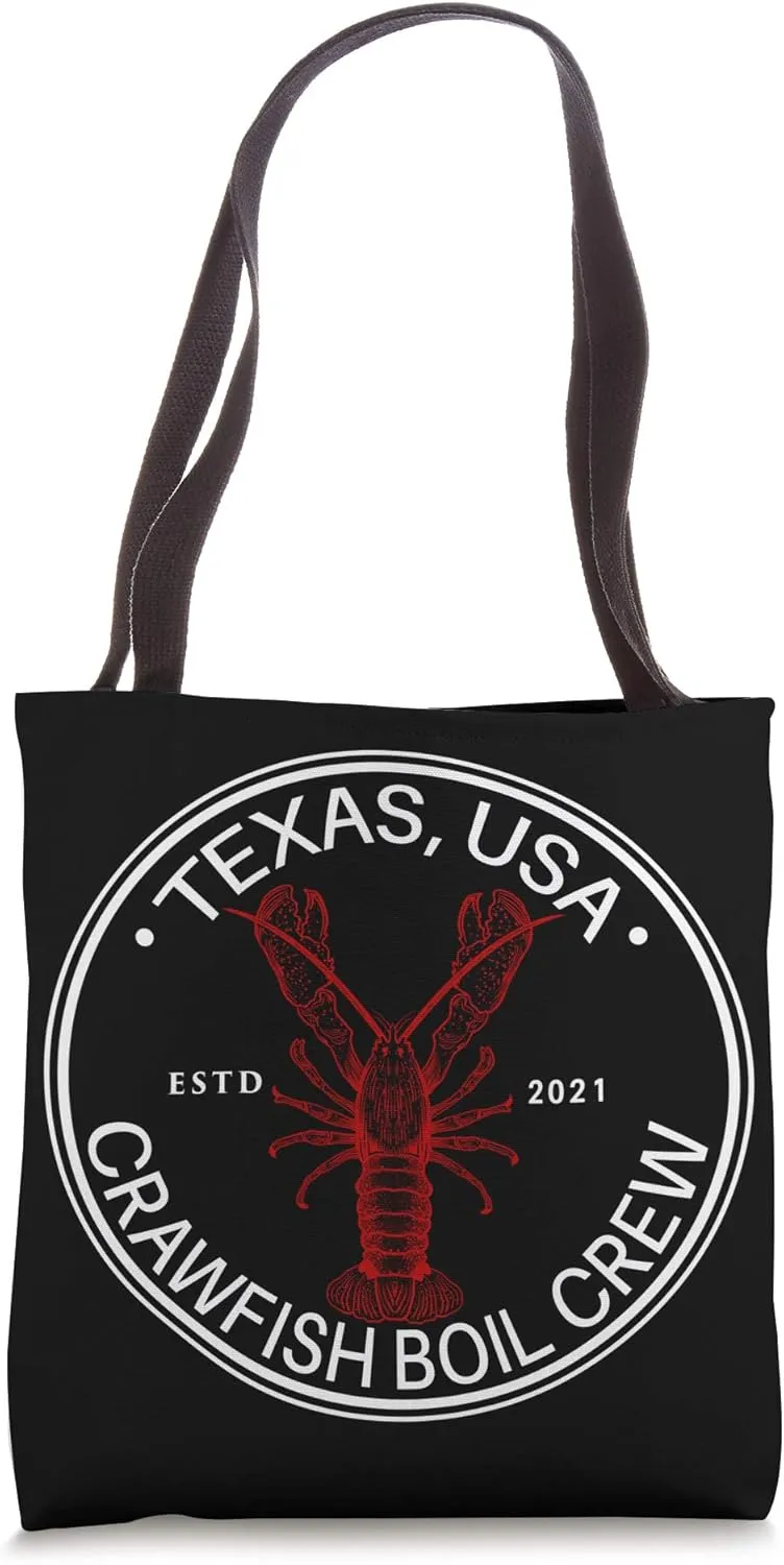 Texas Crawfish Boil Crew - Crawdaddy Crayfish Lover Tote Bag