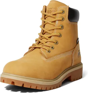 Timberland PRO Women's Direct Attach 6 Inch Soft Toe Insulated Waterproof Industrial Work Boot, Wheat-2024 NEW, 8W