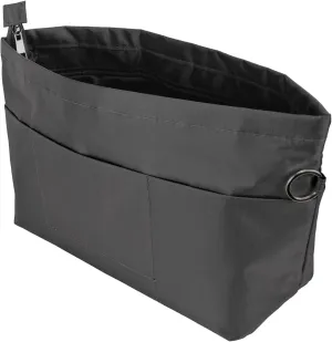 Time Wing Handbag Tote Purse Organizer Insert Bag Liner Shaper Divider Zipper 11 Pockets Compartments X Large Dark Grey