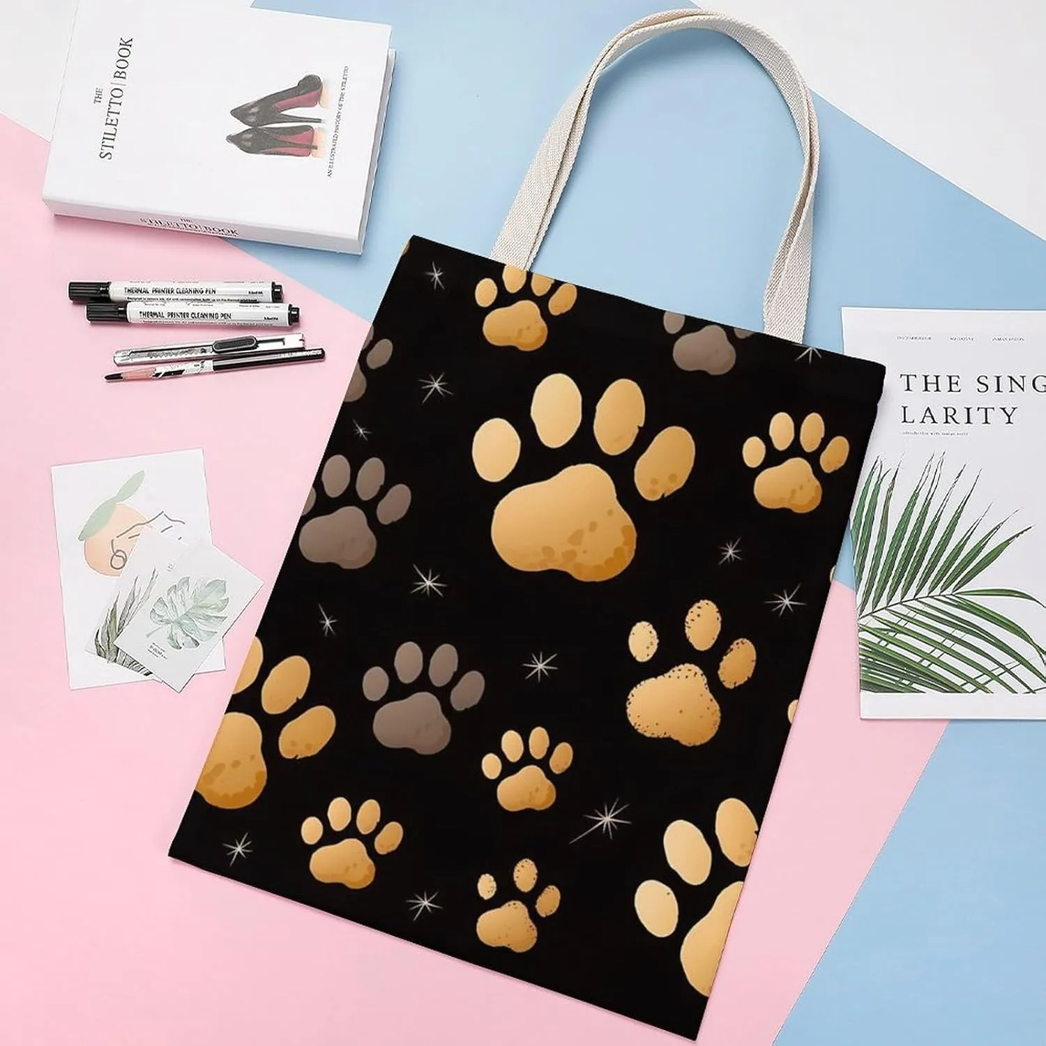 Tote Bag Laptop Handbag Cute Butterflies Grocery Bag Canvas Shoulder Bag Crossbody Bag for Travel