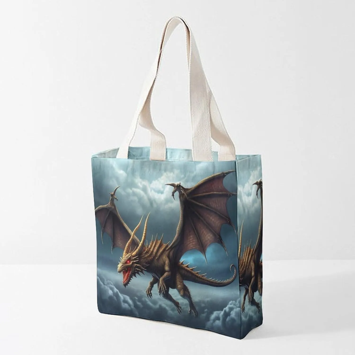 Tote Bag Laptop Handbag Elk Artwork Grocery Bag Canvas Shoulder Bag Crossbody Bag for Travel