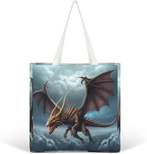 Tote Bag Laptop Handbag Elk Artwork Grocery Bag Canvas Shoulder Bag Crossbody Bag for Travel
