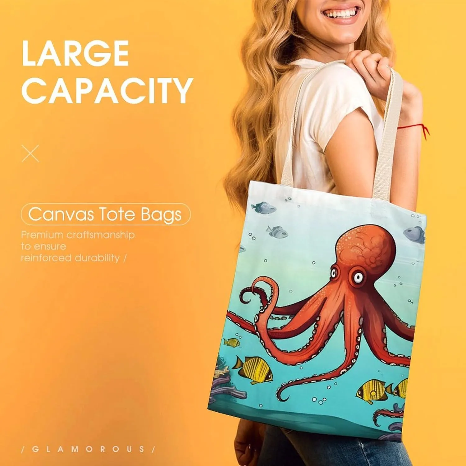 Tote Bag Laptop Handbag Flamingo Palm Trees Leaf Grocery Bag Canvas Shoulder Bag Crossbody Bag for Travel