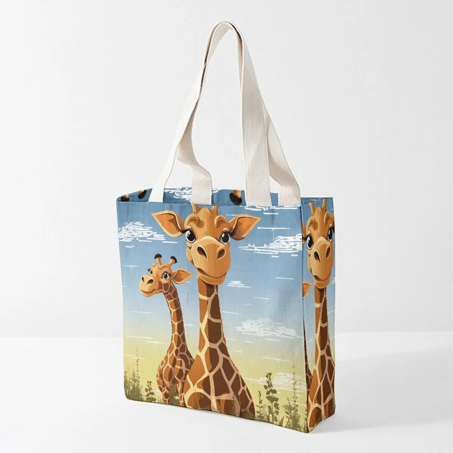 Tote Bag Laptop Handbag Glowing Zebra Grocery Bag Canvas Shoulder Bag Crossbody Bag for Travel