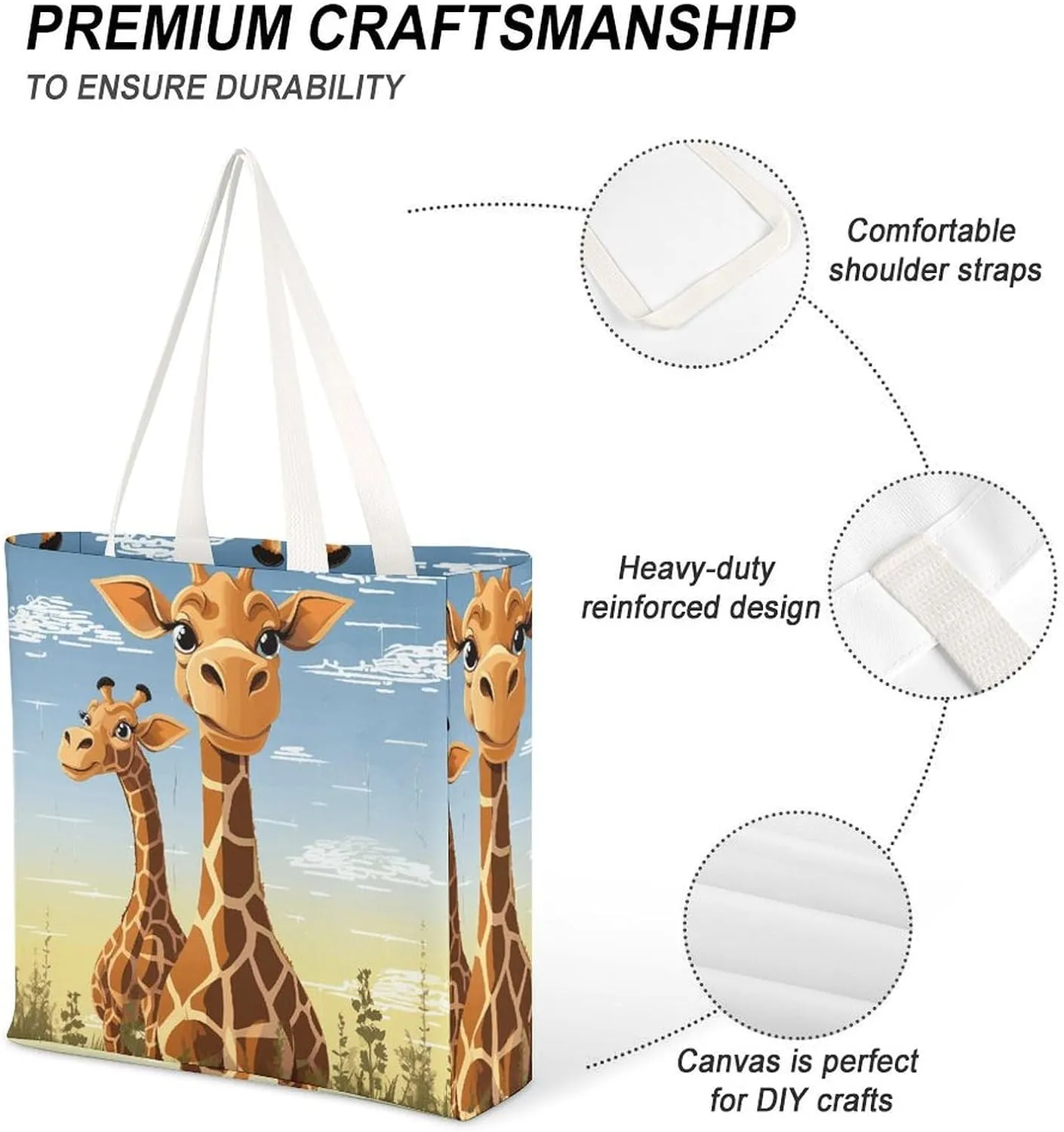 Tote Bag Laptop Handbag Glowing Zebra Grocery Bag Canvas Shoulder Bag Crossbody Bag for Travel
