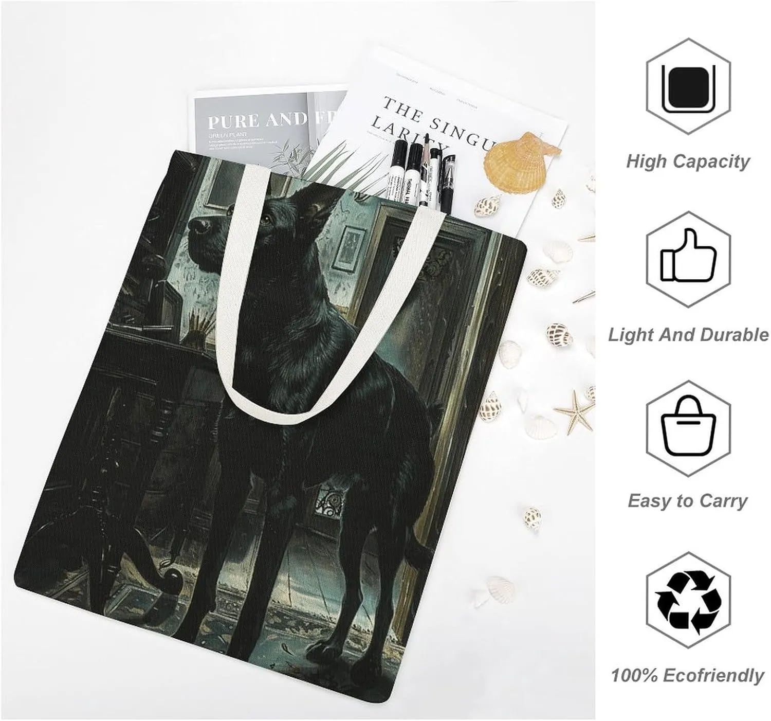 Tote Bag Laptop Handbag Hand Drawn Butterfly Grocery Bag Canvas Shoulder Bag Crossbody Bag for Travel
