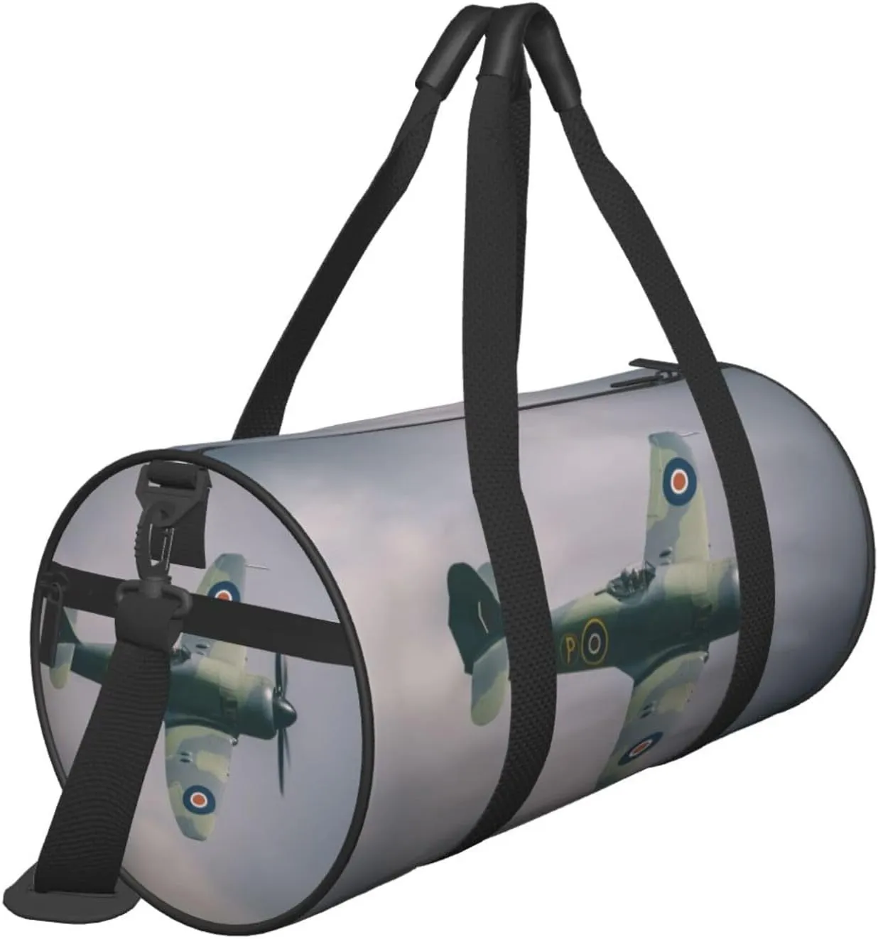 Travel Duffle Bag for Men Women, Wing Sky Fly Airplane Aircraft Duffle Bags for Sport Gym Overnight Luggage