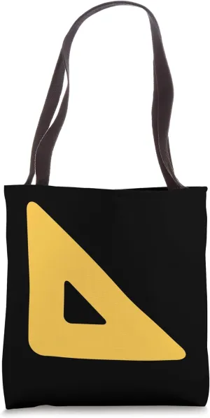 Triangular Ruler Tote Bag