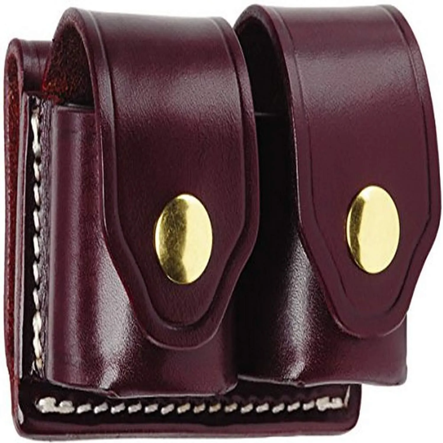 Triple K #103 Hks Double Speed Loader Case Size Double Speedloader Carrier, Walnut Oil, Large