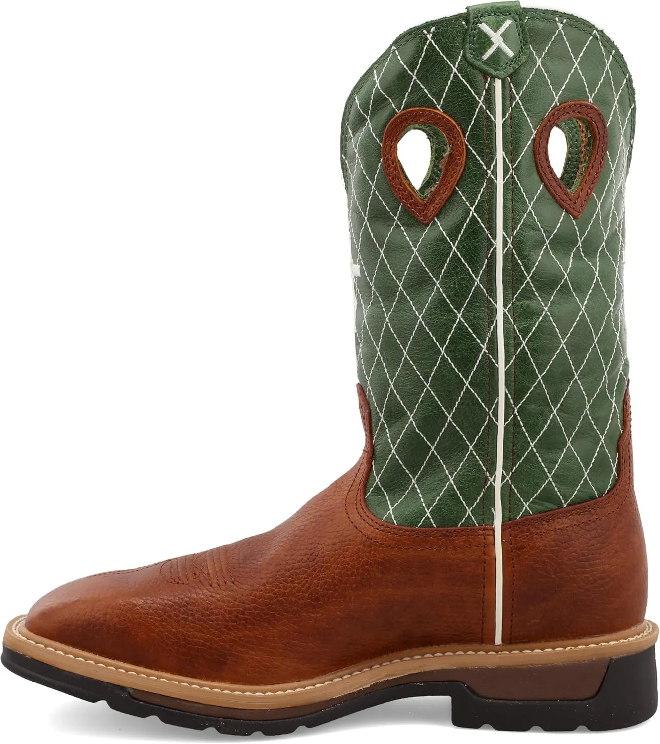Twisted X Men's 11" Pull On Work Boot, Moc Toe Nano Toe with CellStretch
