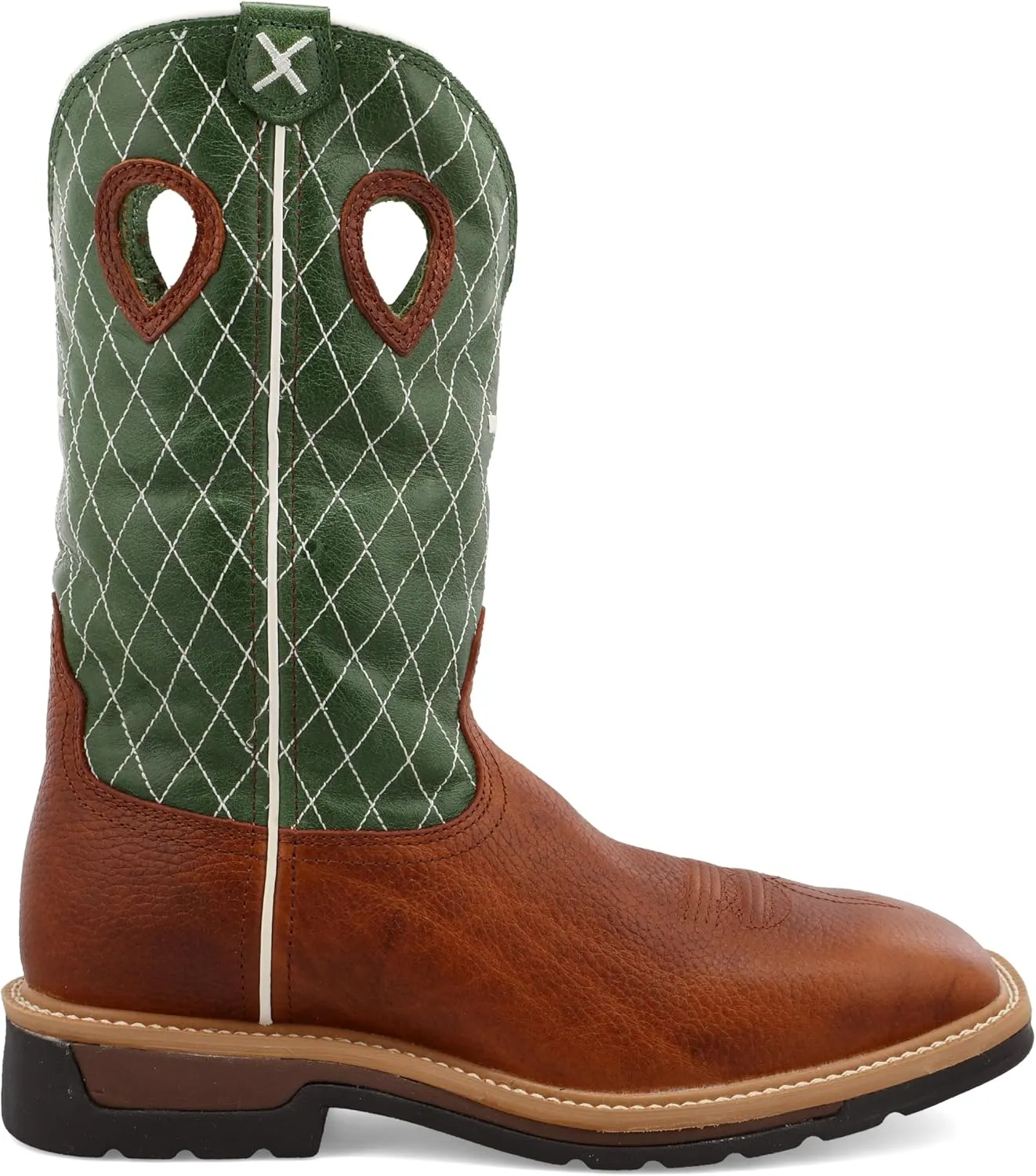 Twisted X Men's 11" Pull On Work Boot, Moc Toe Nano Toe with CellStretch