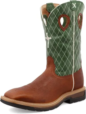 Twisted X Men's 11" Pull On Work Boot, Moc Toe Nano Toe with CellStretch