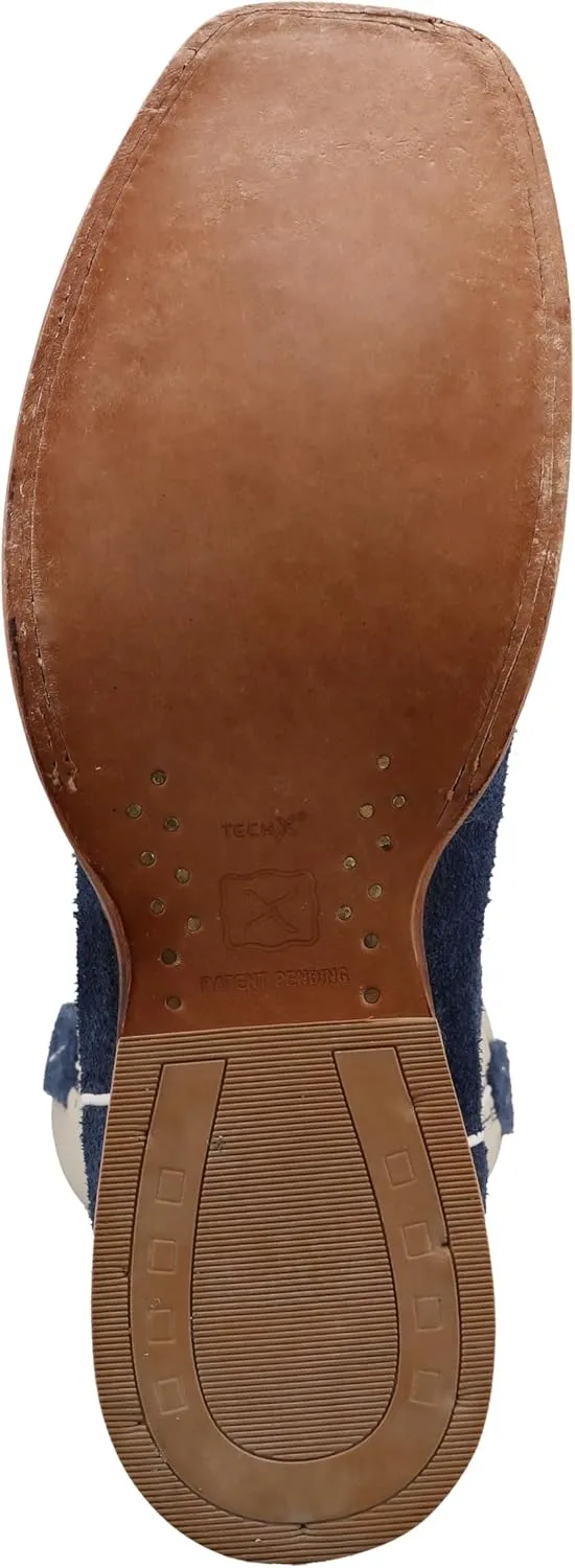 Twisted X Men's 11" Pull On Work Boot, Moc Toe Nano Toe with CellStretch