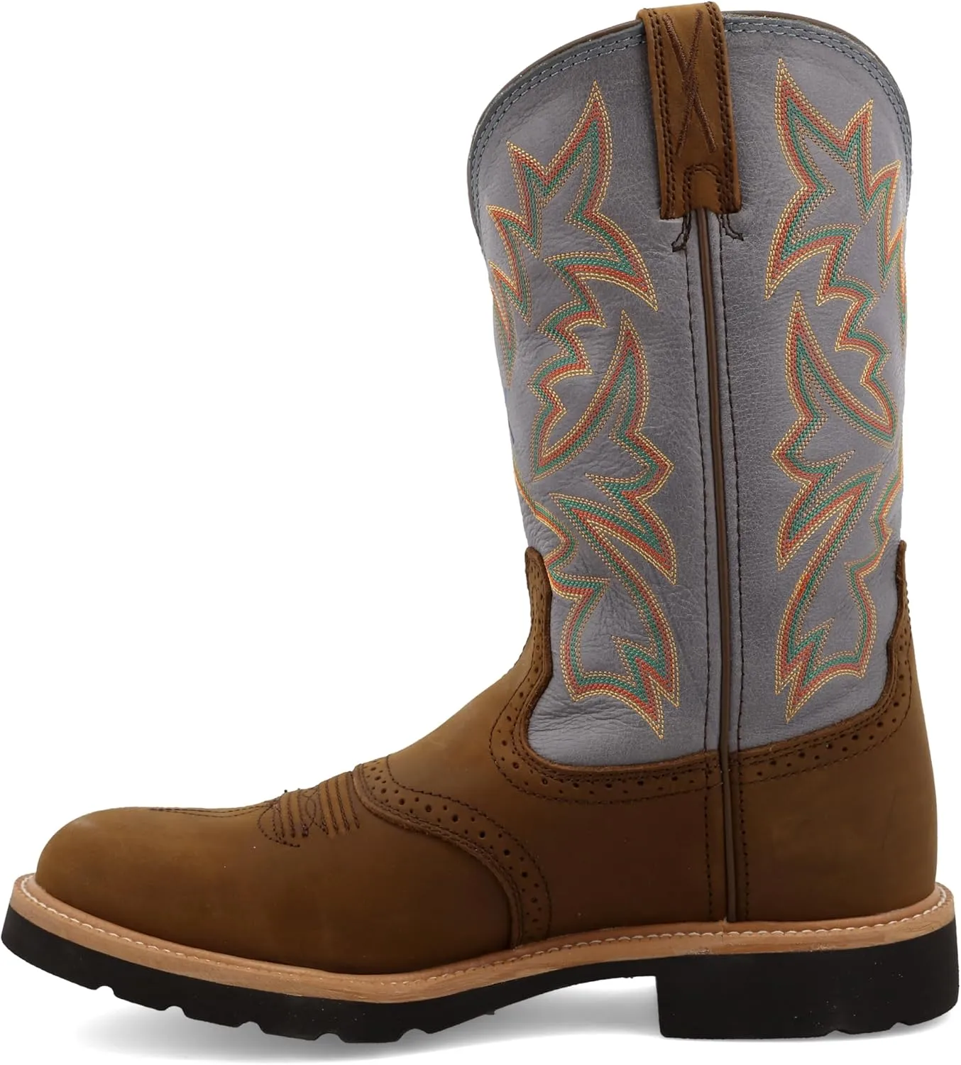 Twisted X Men's 12" Western Work Boot, Round Toe