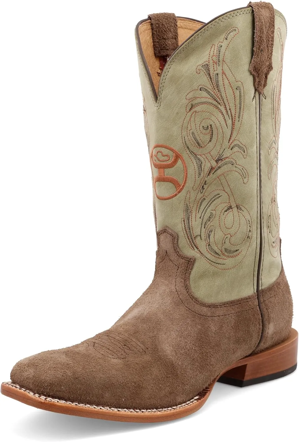 Twisted X Men's 12" WS Toe Hooey Boot - Western Pull-on Boots