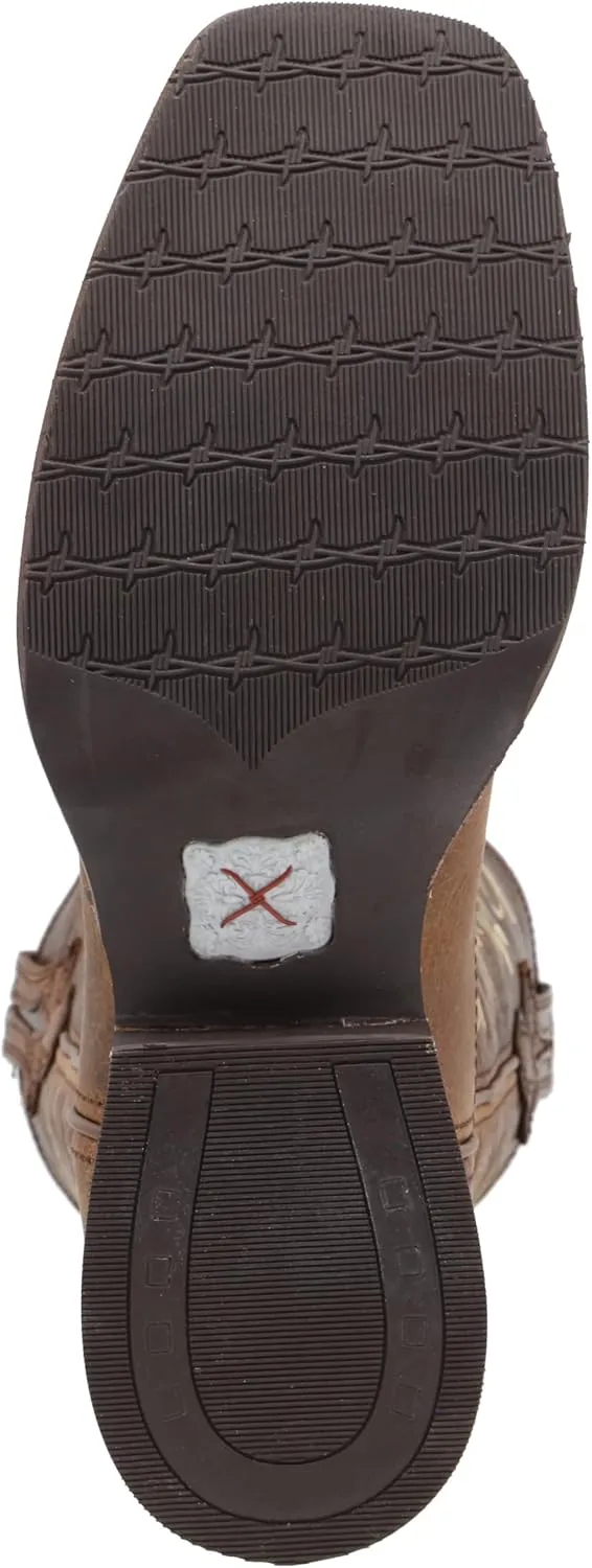 Twisted X Women's 13" Ruff Stock, Wide Square Toe