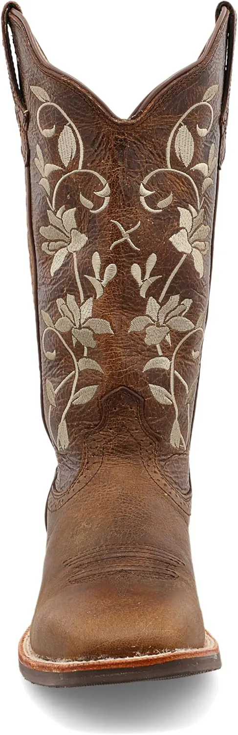 Twisted X Women's 13" Ruff Stock, Wide Square Toe