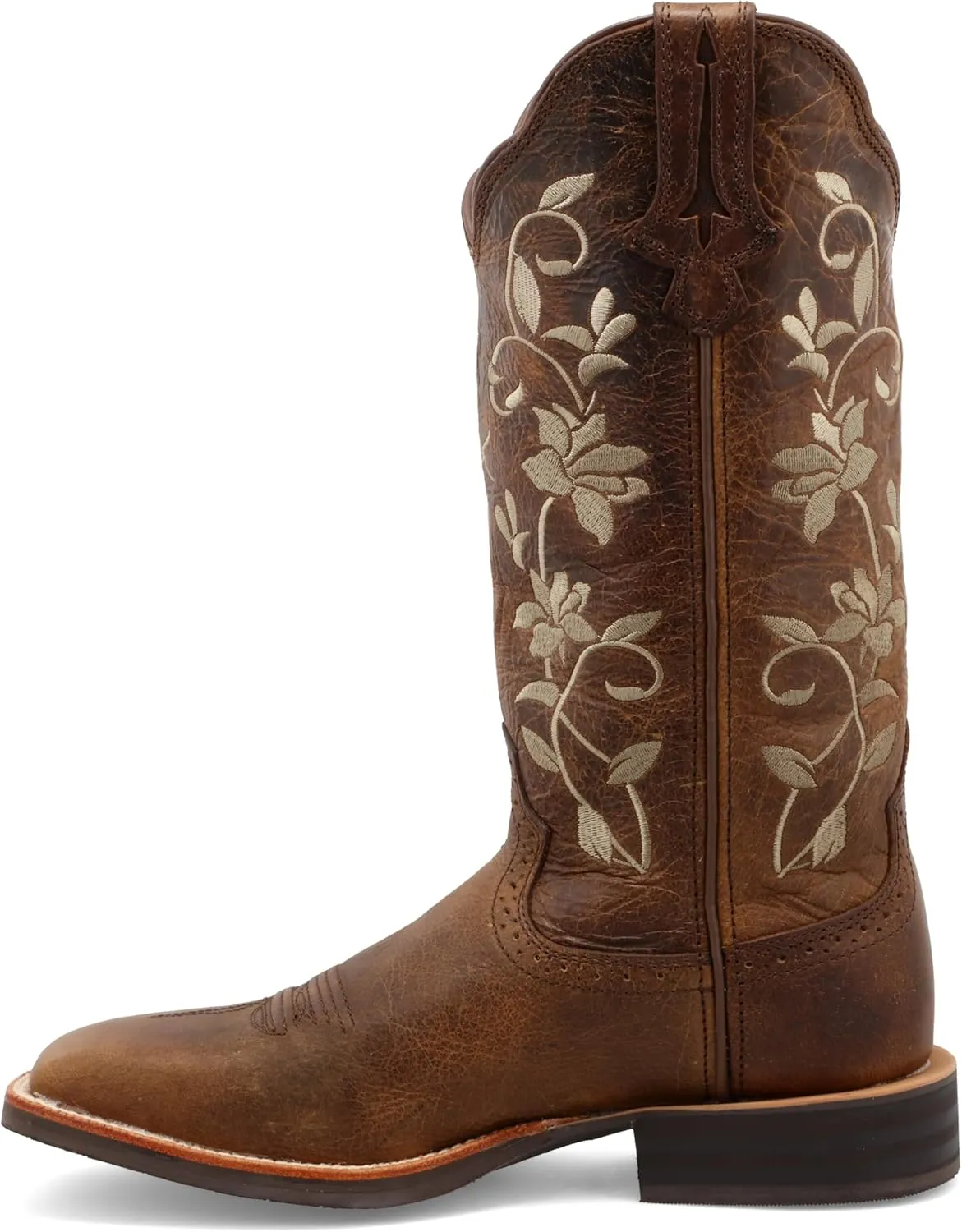Twisted X Women's 13" Ruff Stock, Wide Square Toe